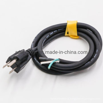 NEMA 5-15p Sjow 18/3 Power Rubber Cords Roj End